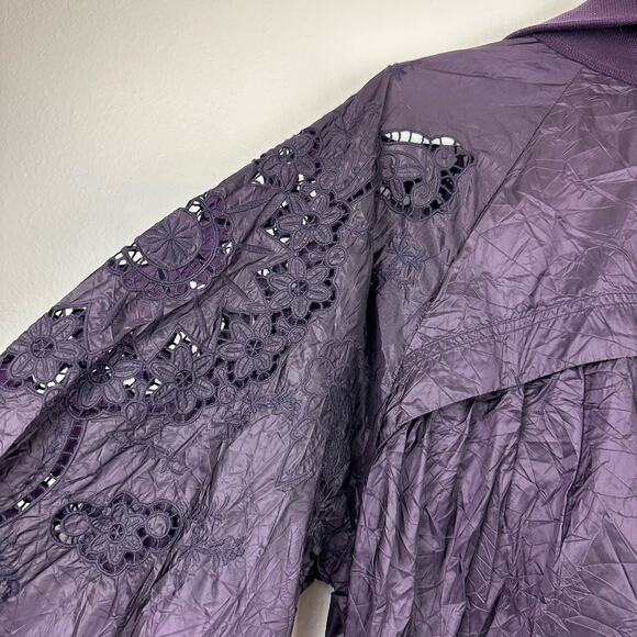 Free People Movement Elevation Jacket Windbreaker Purple Small - Picture 7 of 13